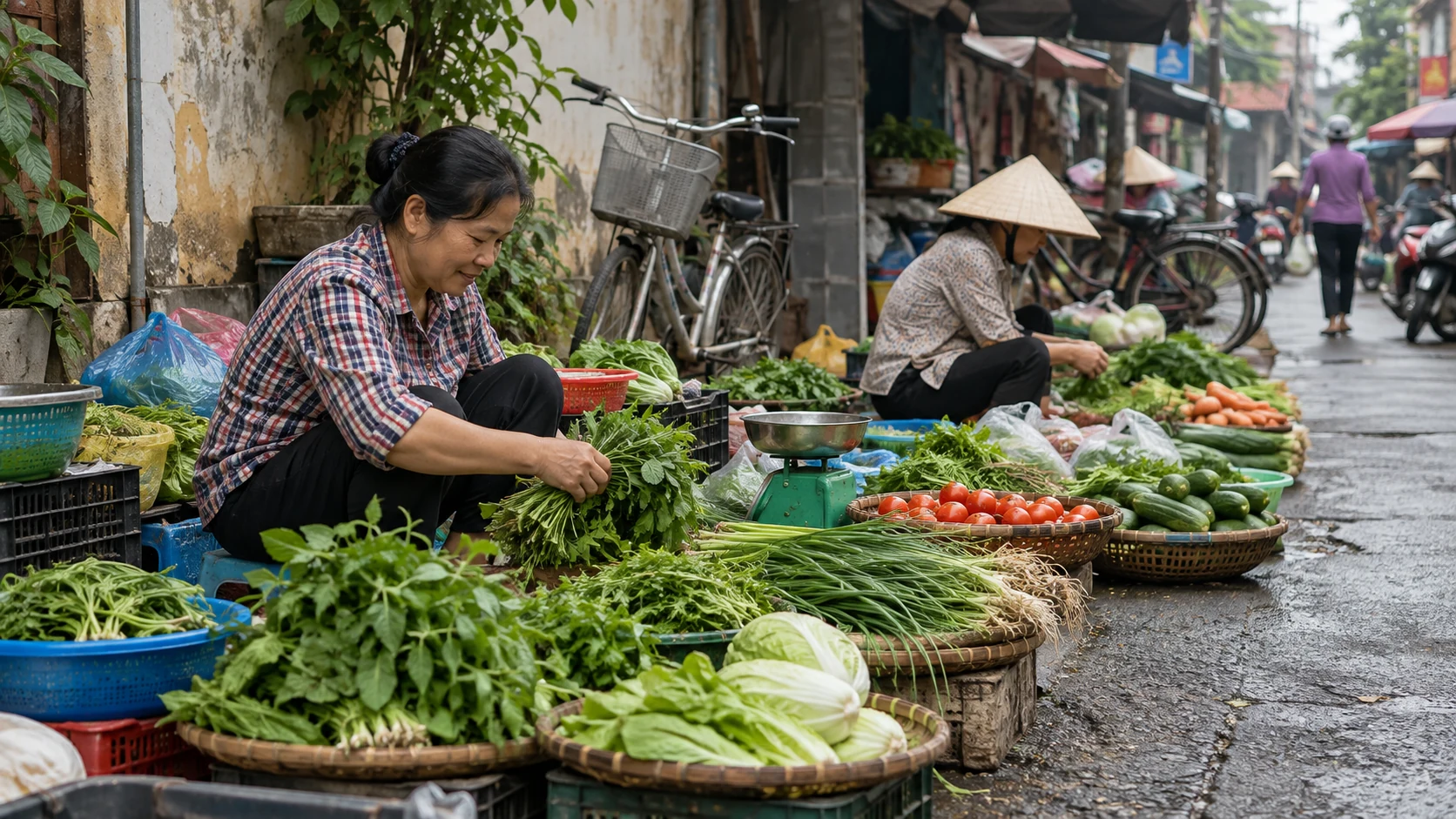 Một góc chợ Việt Nam