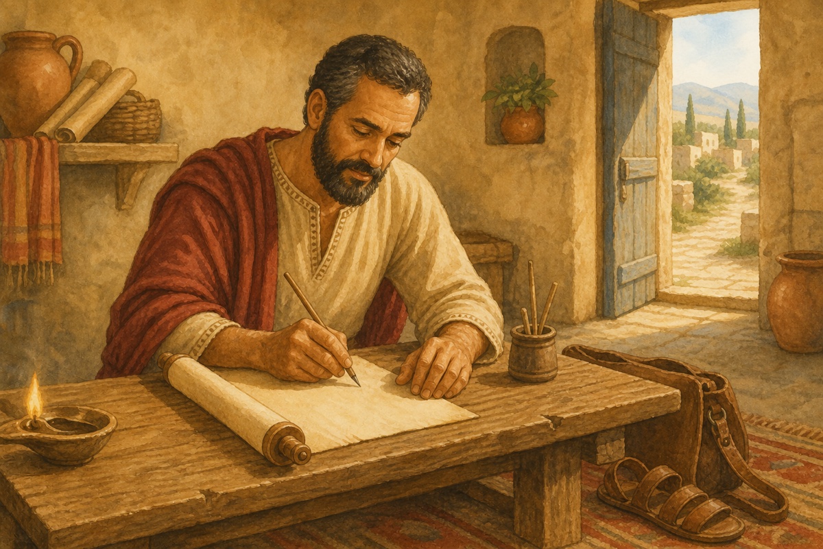 Saint Paul, whose encounter with Jesus changed a persecutor into a missionary.